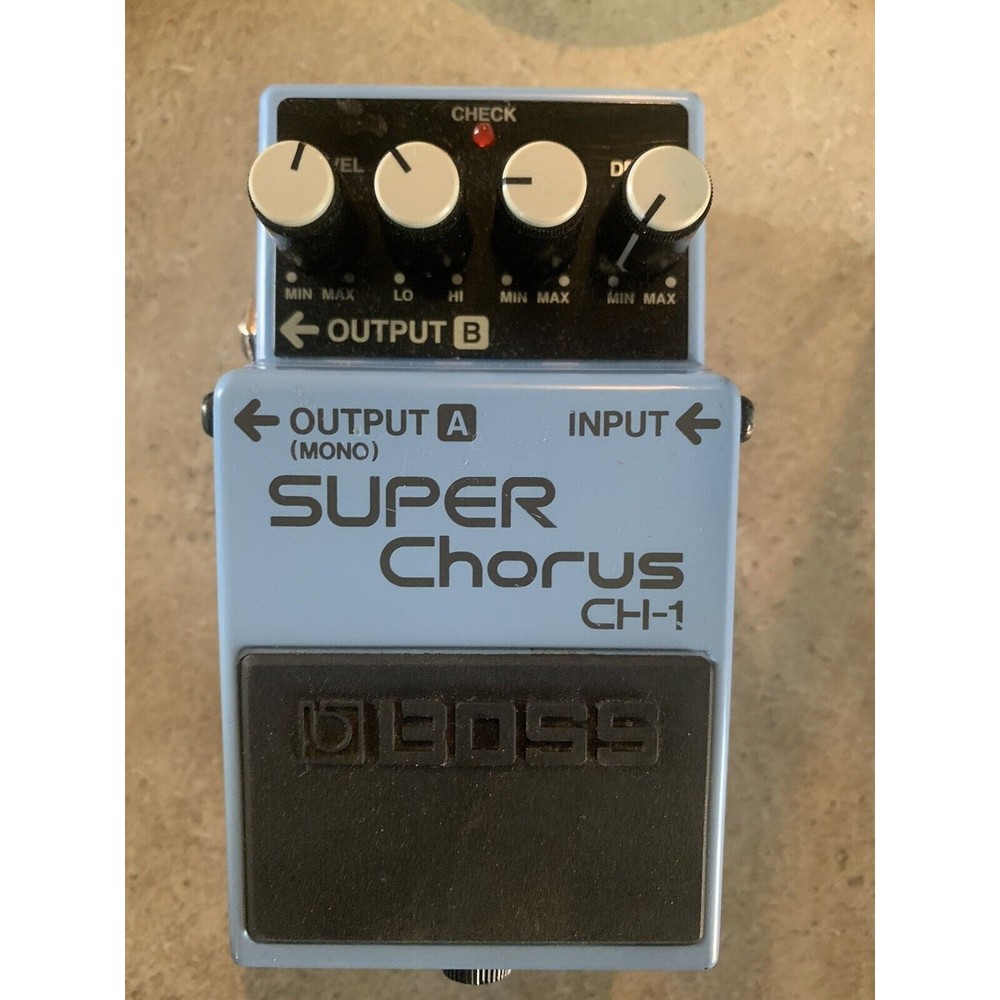 Boss CH-1 Super Chorus Guitar Effect Pedal No Power Cord